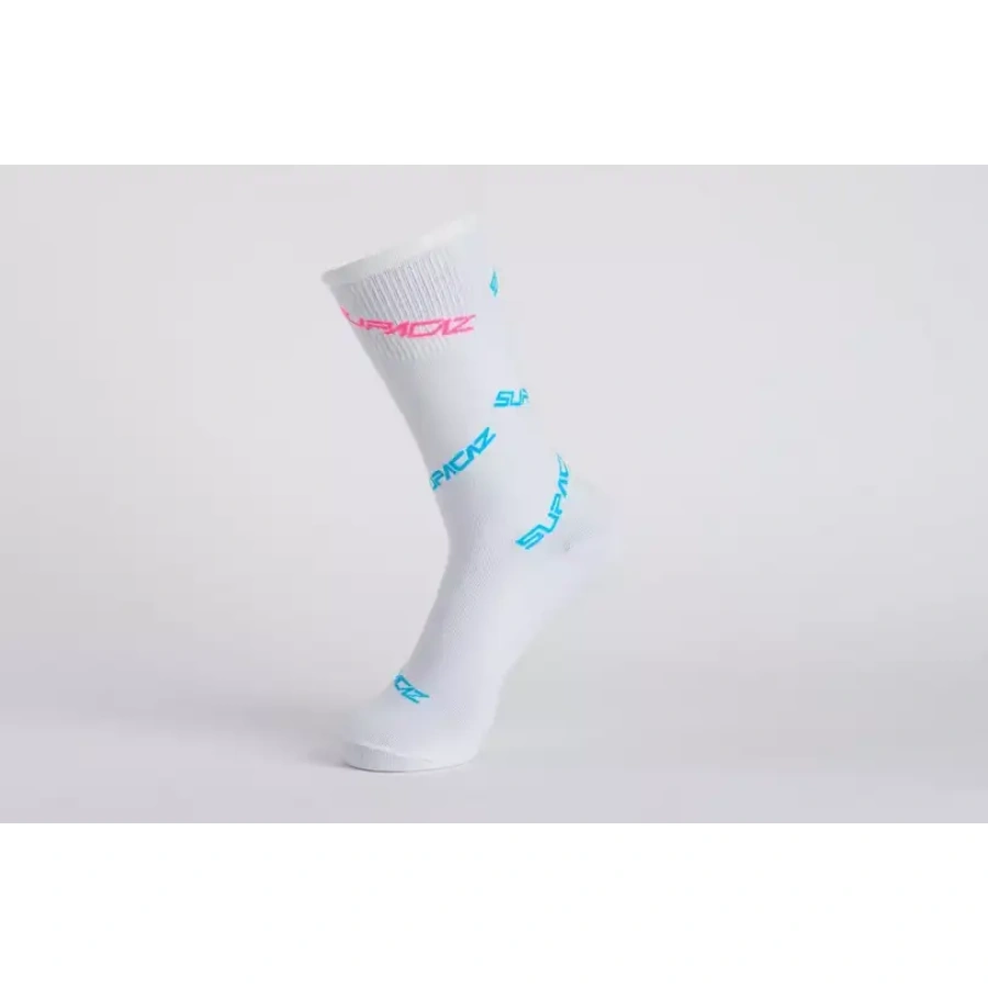 NOGAVICE SUPASOX ALL OVER MIAMI white
