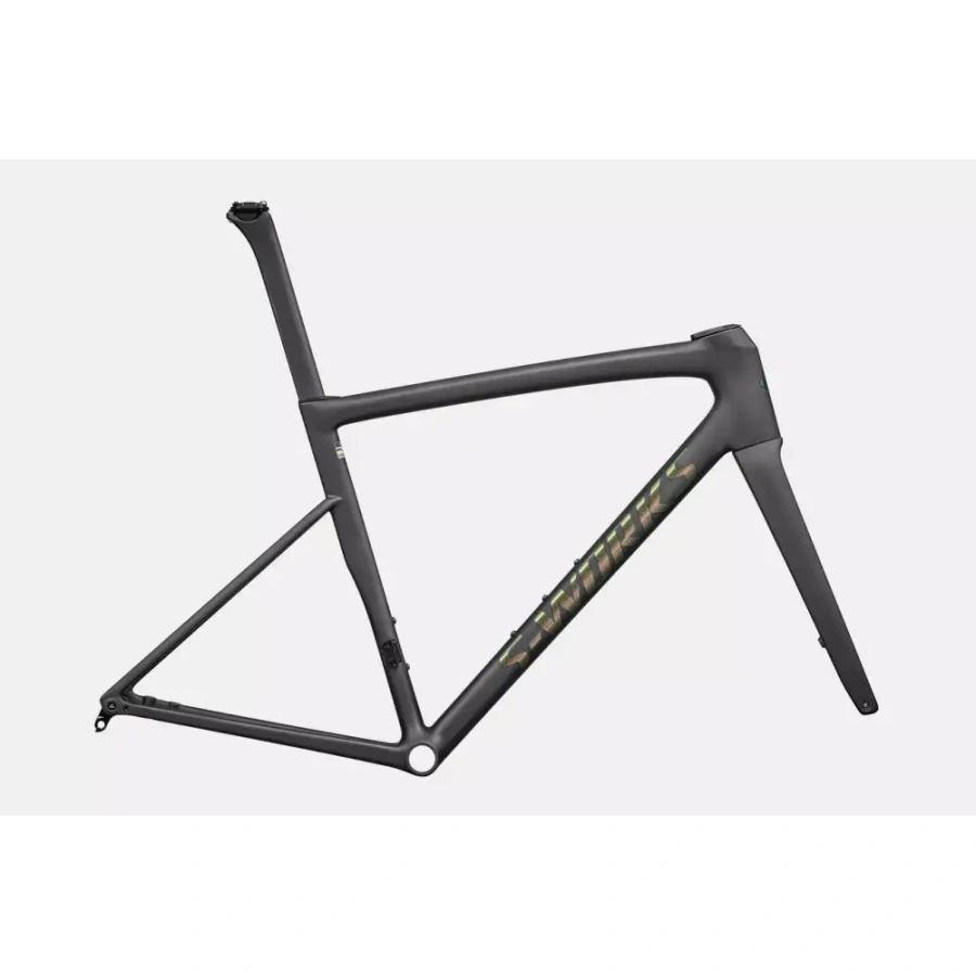 OKVIR SPECIALIZED TARMAC SL8 S-WORKS 2025 satin carbon RTP/silver to green pearl