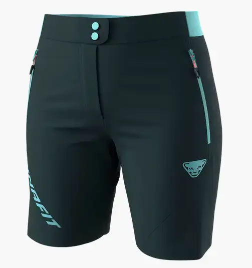 ŽENSKE HLAČE KRATKE DYNAFIT TRANSALPER2 LIGHT DYNASTRETCH blueberry/marine blue