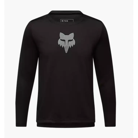 OTROŠKA MAJICA FOX RANGER LS FOX HEAD [BLK]
