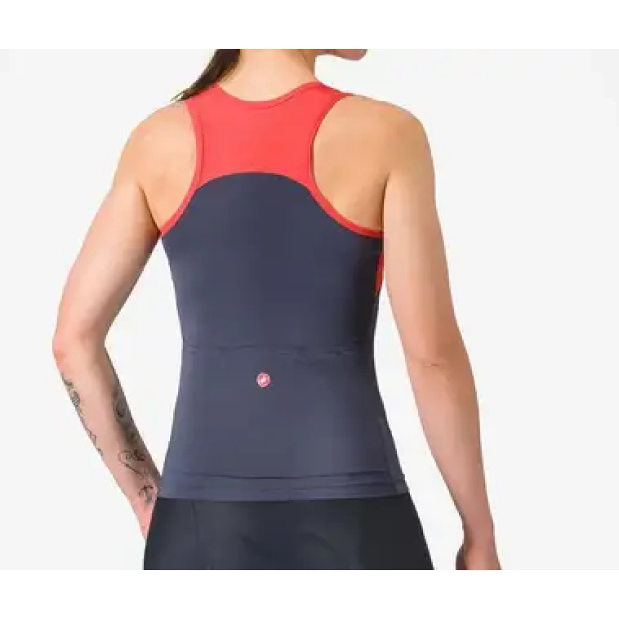 ŽENSKA MAJICA CASTELLI SOLE TOP twilight blue/ hibiscus