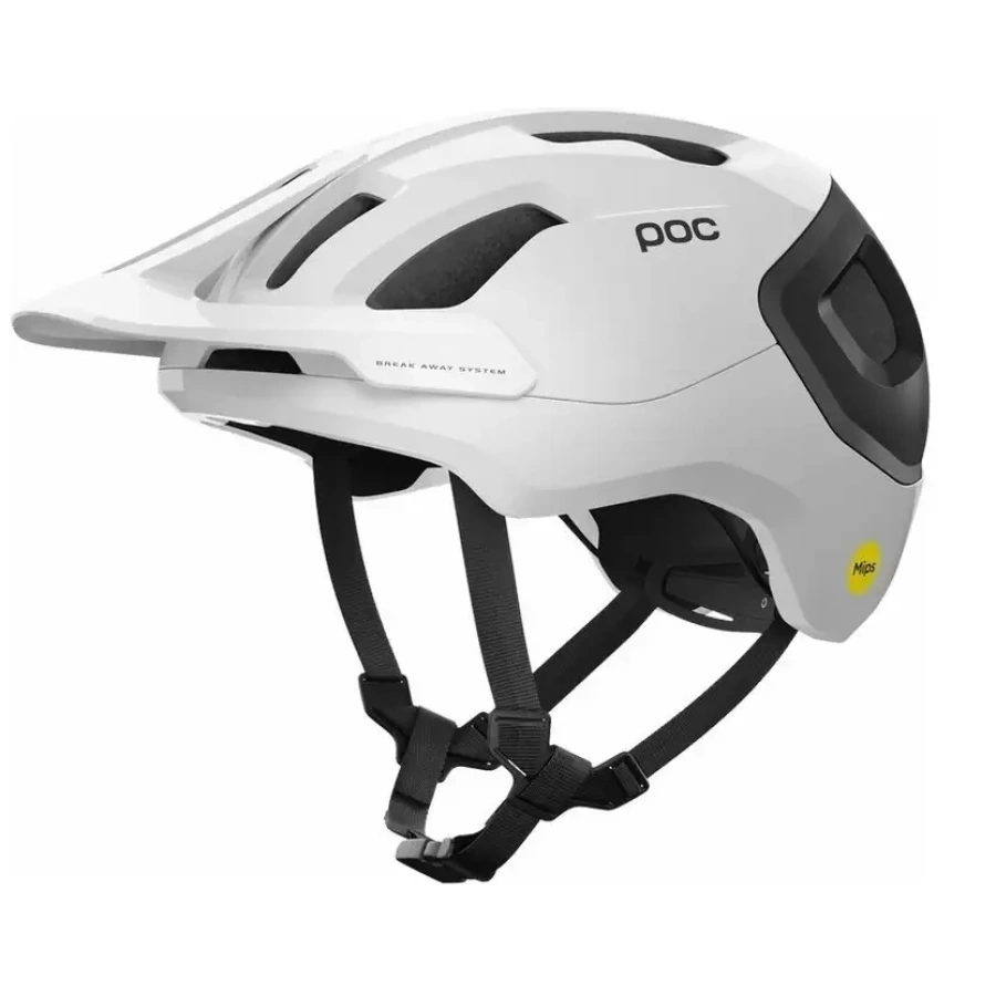 ČELADA POC AXION RACE MIPS hydrogen white/uranium black matt