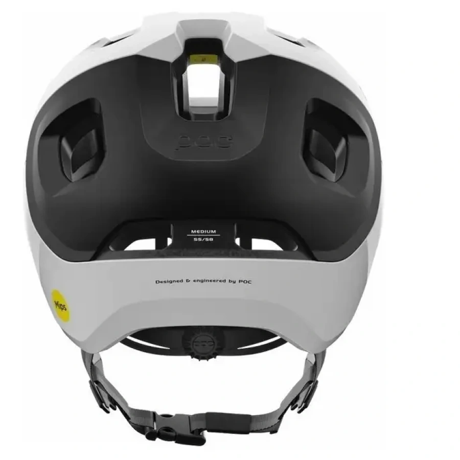 ČELADA POC AXION RACE MIPS hydrogen white/uranium black matt