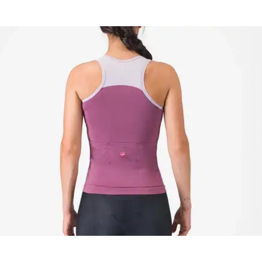 ŽENSKA MAJICA CASTELLI SOLE TOP deep purple/mist