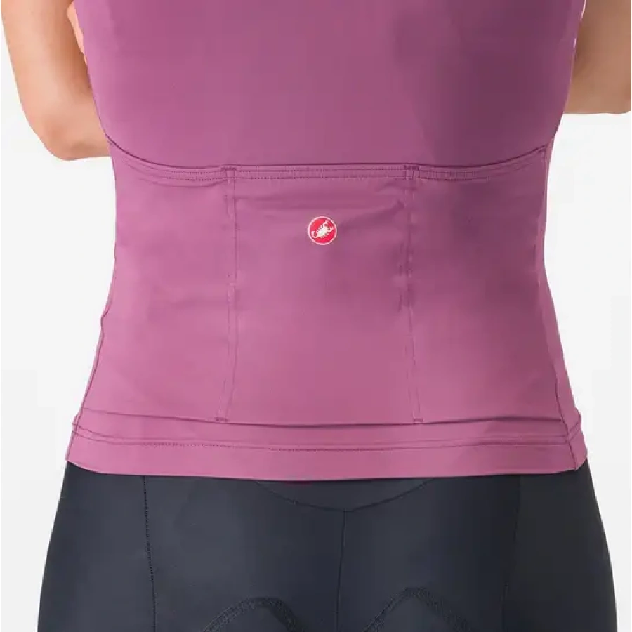 ŽENSKA MAJICA CASTELLI SOLE TOP deep purple/mist