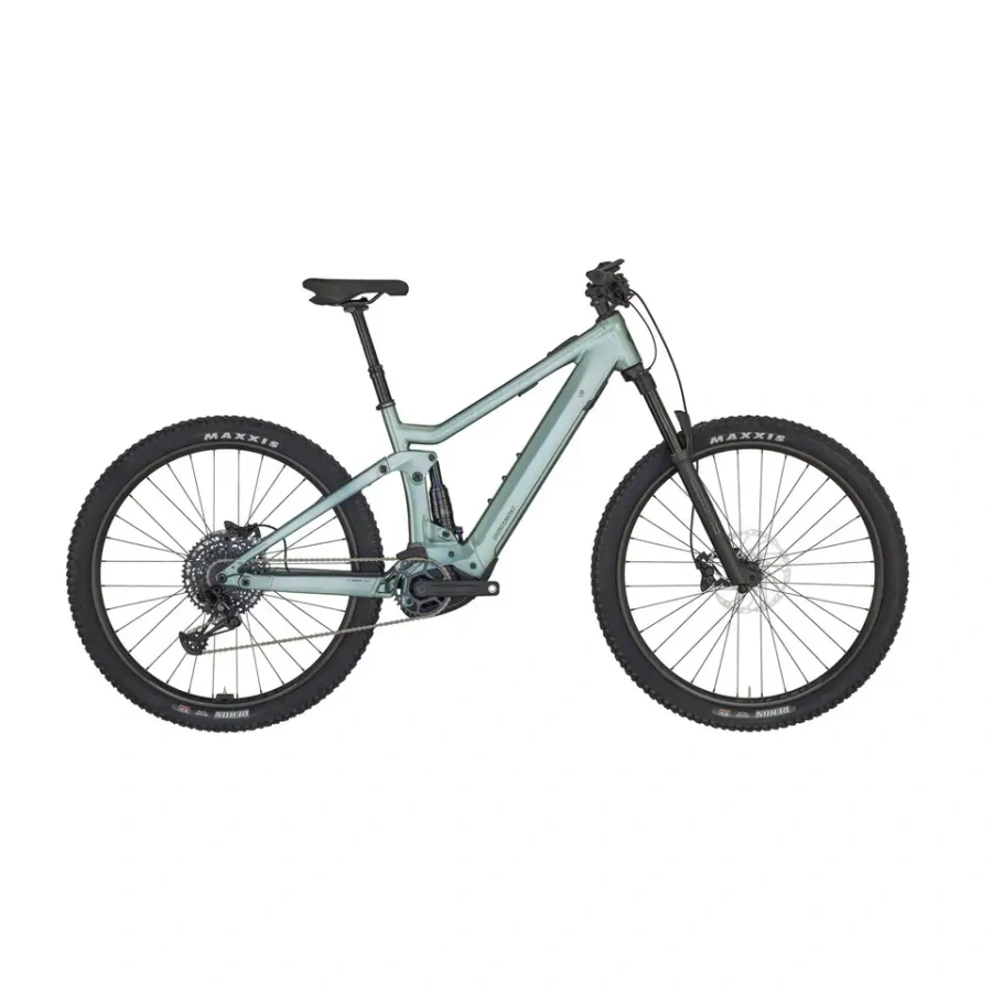 ŽENSKO ELEKTRIČNO GORSKO KOLO BERGAMONT E-REVOX FS 150 EXPERT FMN 2025 kovinsko modra