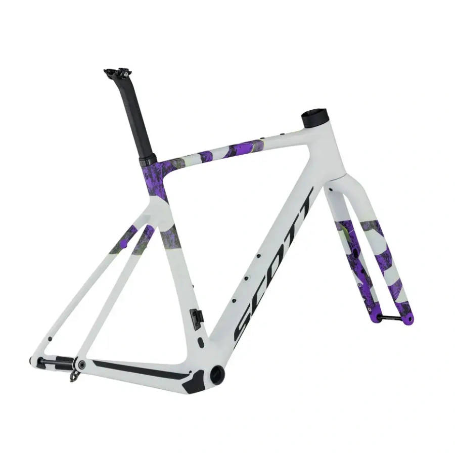 OKVIR SCOTT ADDICT GRAVEL RC HMX 2024 bela/črna/vijola