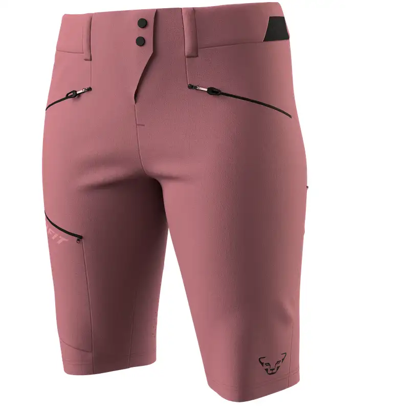ŽENSKE HLAČE KRATKE DYNAFIT TRANSALPER DYNASTRETCH dark rose