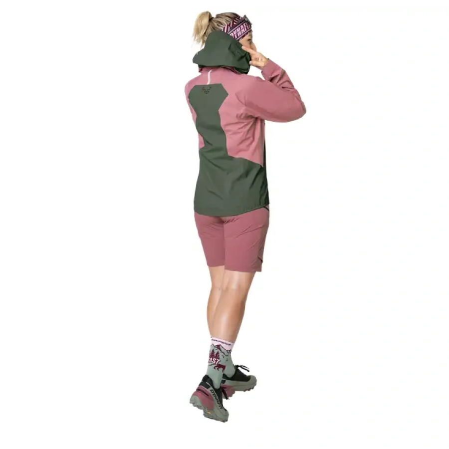 ŽENSKE HLAČE KRATKE DYNAFIT TRANSALPER DST dark rose