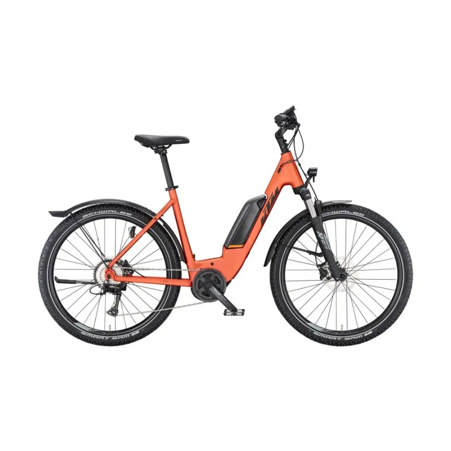 ELEKTRIČNO MESTNO KOLO KTM MACINA AERA P571 STREET burnt orange matt