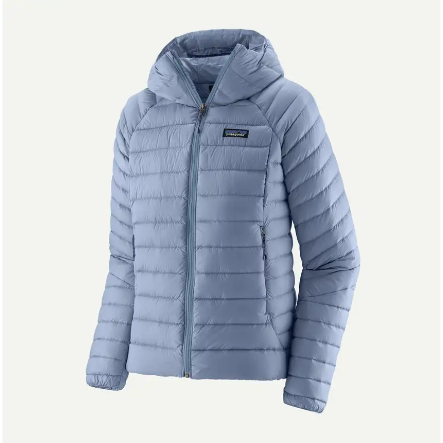 ŽESNKA PUHOVKA PATAGONIA DOWN SWEATER HOODY barnacle blue
