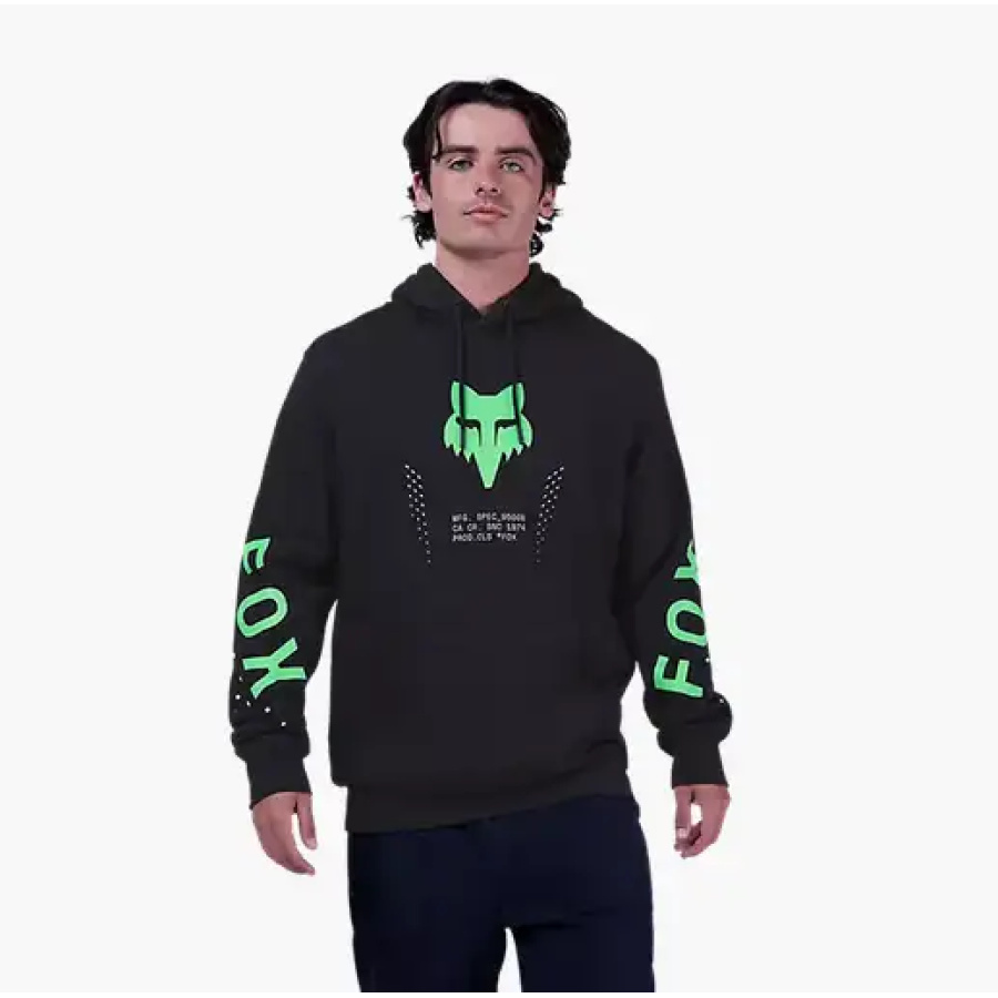 PULOVER FOX SHIELD FLEECE [BLK]