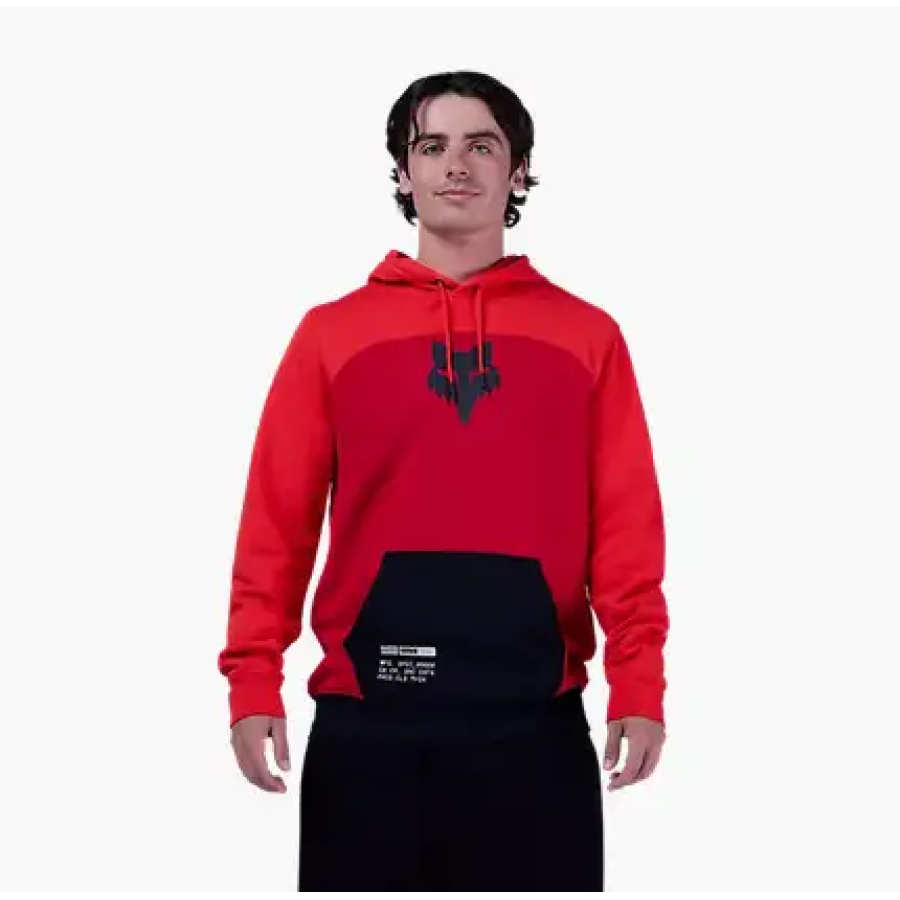 PULOVER FOX FRACTURE PANELED FLEECE [RD]