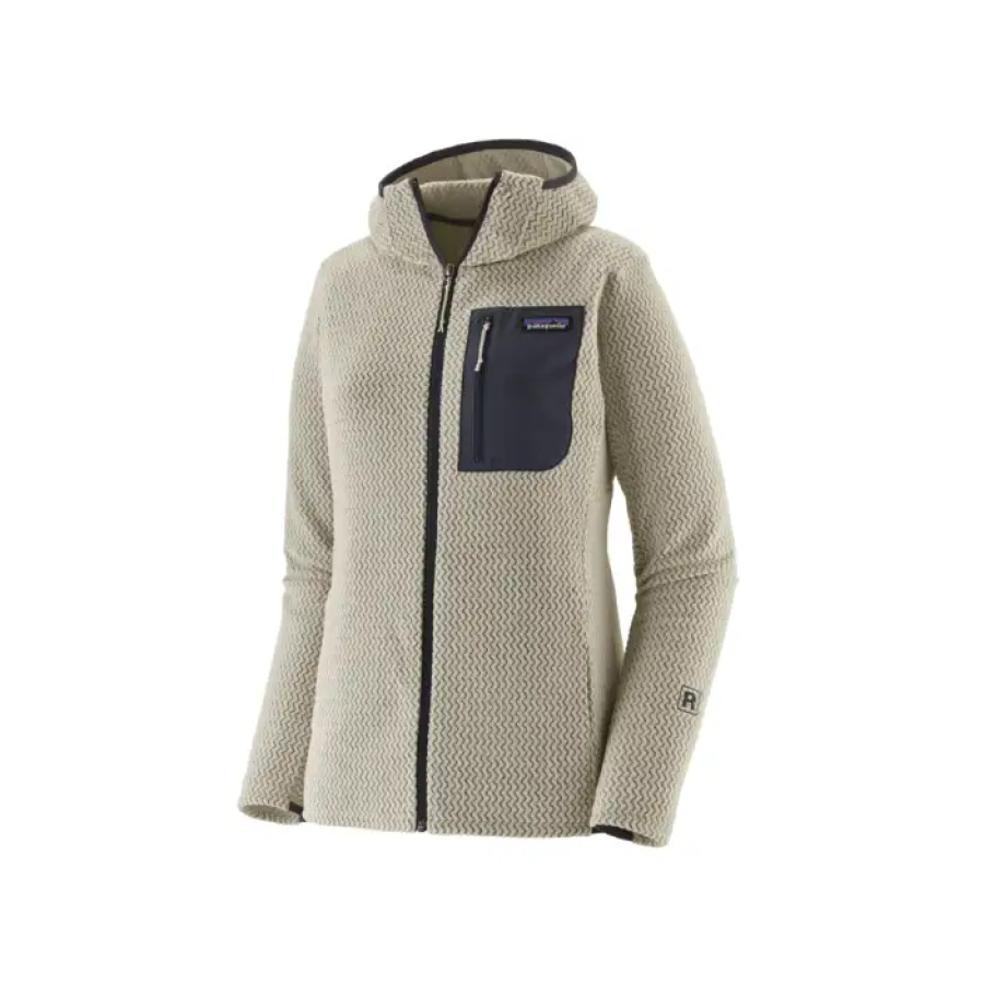 ŽENSKA JOPA PATAGONIA R1 AIR FULL-ZIP HOODY Wool White
