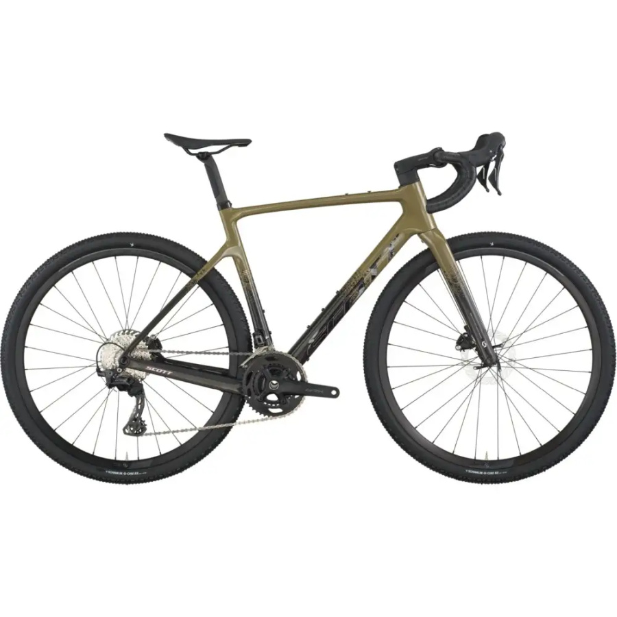 GRAVEL KOLO SCOTT ADDICT GRAVEL 40 2026 kaki green/carbon black