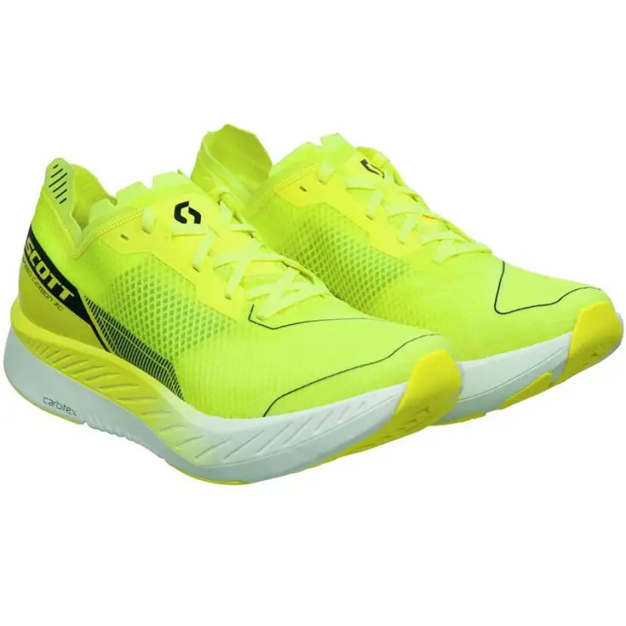 ŽENSKI TEKAŠKI ČEVLJI SCOTT SPEED CARBON RC rumena/bela