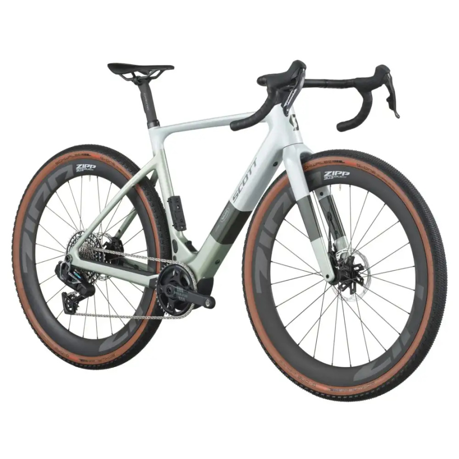 ELEKTRIČNO GRAVEL KOLO SCOTT SOLACE GRAVEL 10 2026  pale green/beluga grey