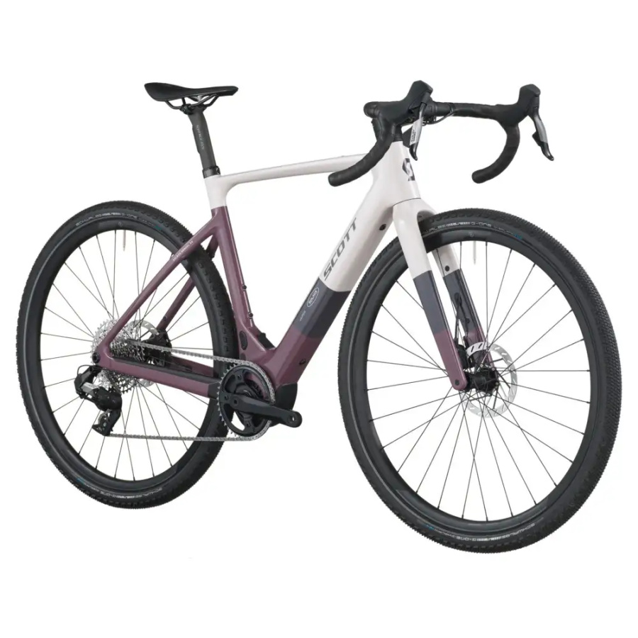 ELEKTRIČNO GRAVEL KOLO SCOTT SOLACE GRAVEL 30 2026  mineral pink/flint purple