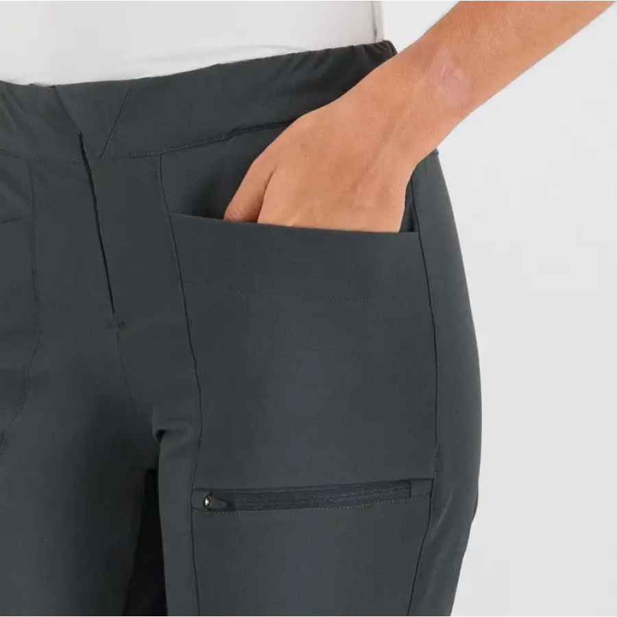 ŽENSKE HLAČE KARPOS LASTIA black/woodland gray