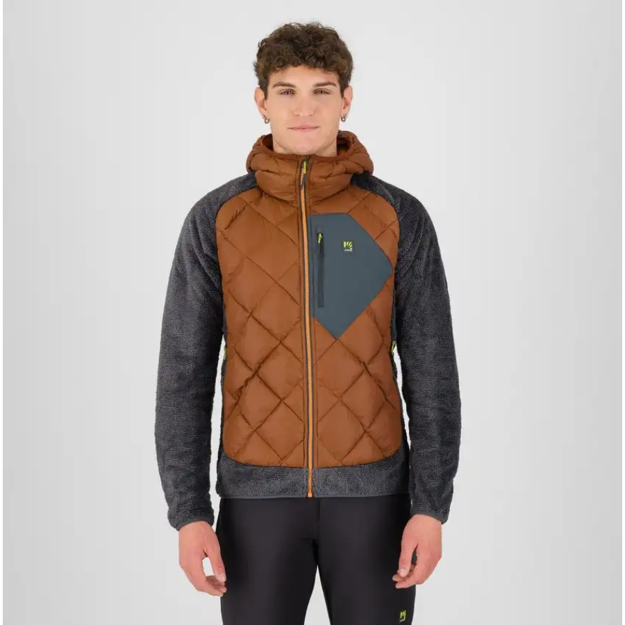 JAKNA KARPOS MARMAROLE UP mahogany/woodland gray