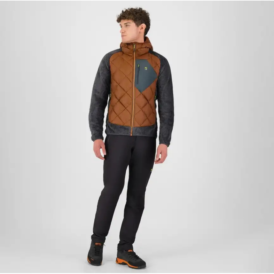 JAKNA KARPOS MARMAROLE UP mahogany/woodland gray