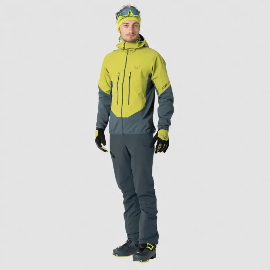 JAKNA DYNAFIT BLACKLIGHT SOFTSHELL golden lime