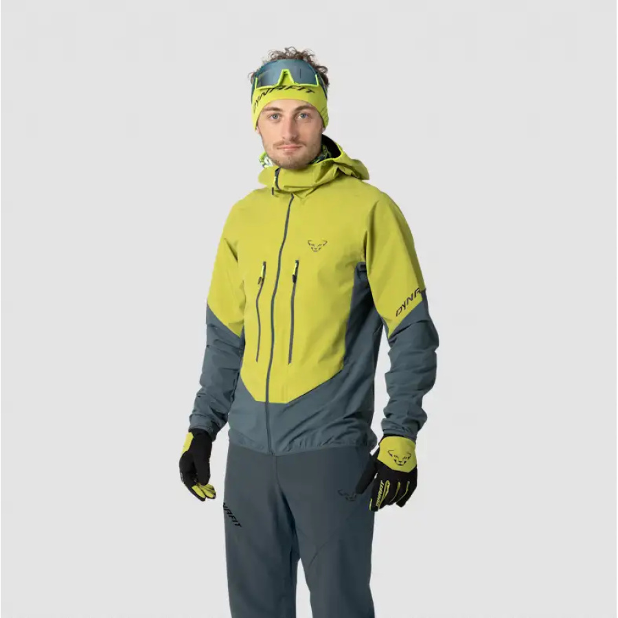 JAKNA DYNAFIT BLACKLIGHT SOFTSHELL golden lime