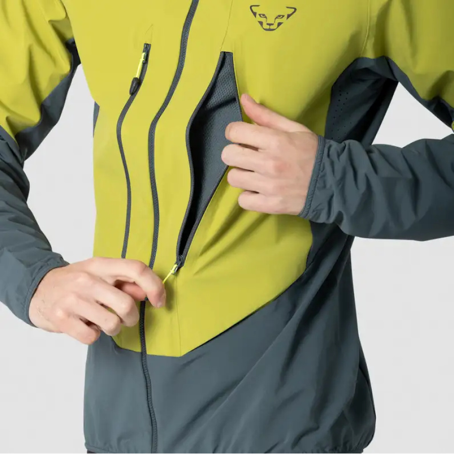 JAKNA DYNAFIT BLACKLIGHT SOFTSHELL golden lime