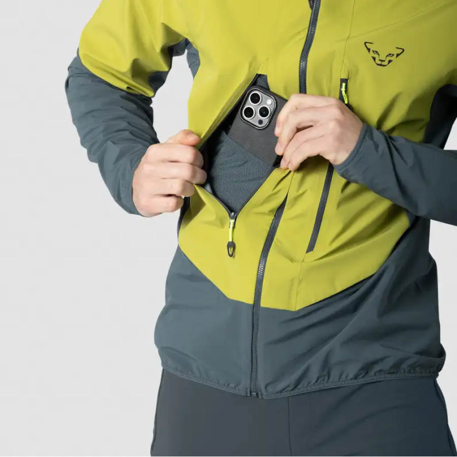 JAKNA DYNAFIT BLACKLIGHT SOFTSHELL golden lime