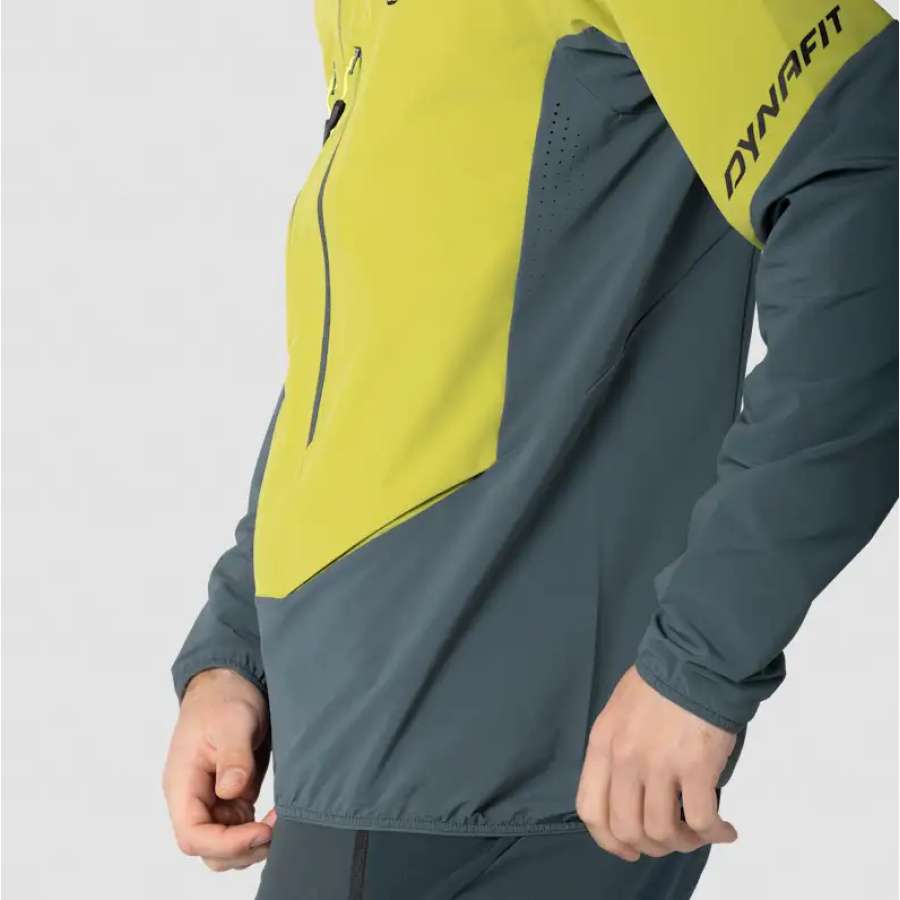 JAKNA DYNAFIT BLACKLIGHT SOFTSHELL golden lime