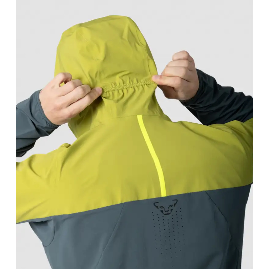 JAKNA DYNAFIT BLACKLIGHT SOFTSHELL golden lime
