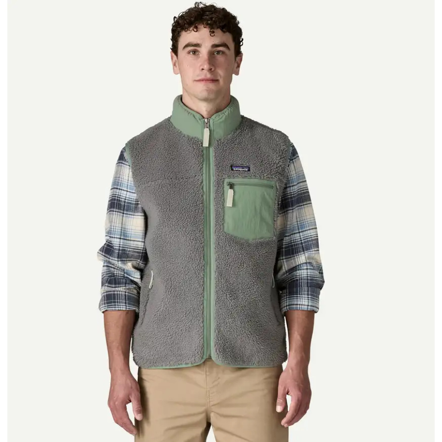 BREZROKAVNIK PATAGONIA RETRO-X Forever Grey