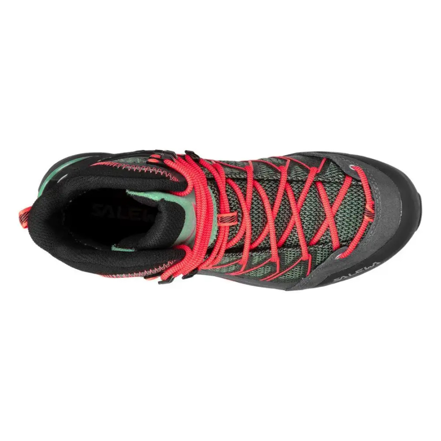 ŽENSKI ČEVLJI SALEWA TRAINER LITE MID GTX feld green/fluo coral