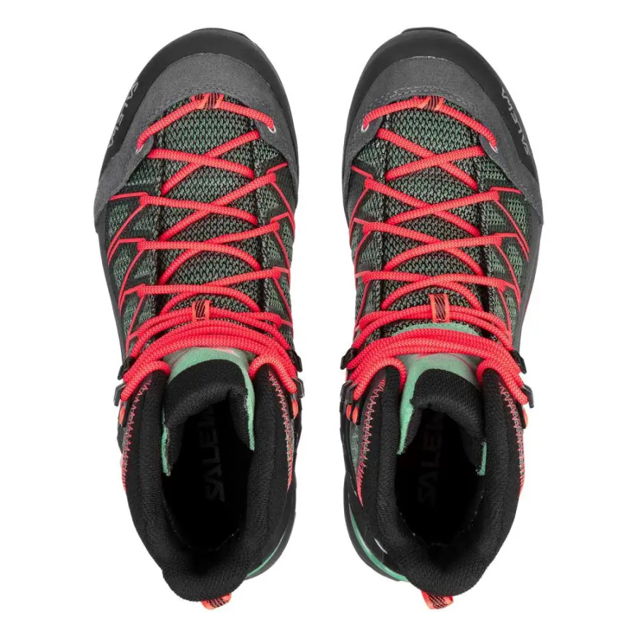 ŽENSKI ČEVLJI SALEWA TRAINER LITE MID GTX feld green/fluo coral