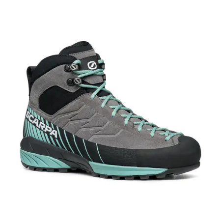 ŽENSKI POHODNI ČEVLJI SCARPA MESCALITO MID GTX midgray/aqua