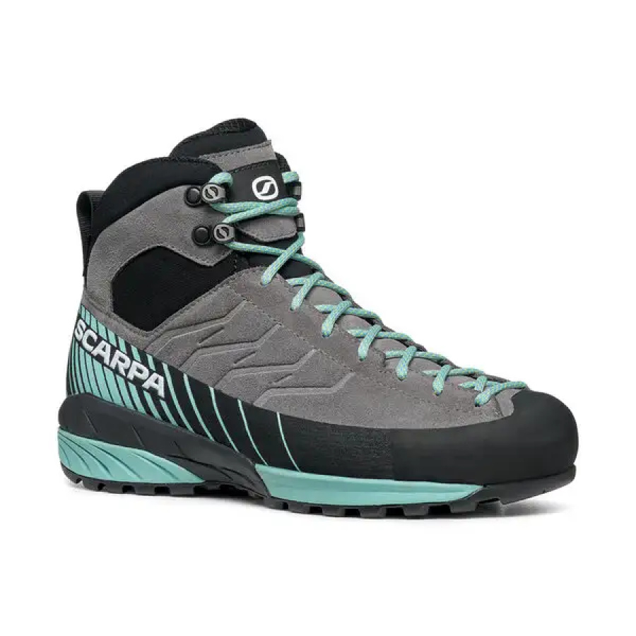 ŽENSKI POHODNI ČEVLJI SCARPA MESCALITO MID GTX midgray/aqua