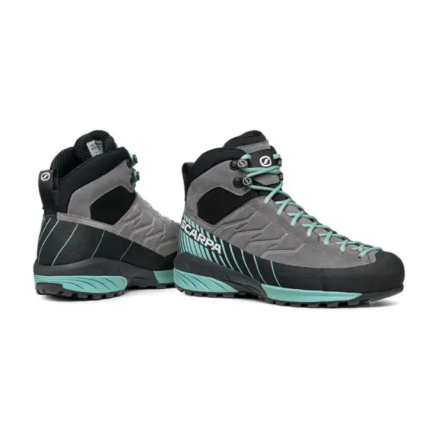 ŽENSKI POHODNI ČEVLJI SCARPA MESCALITO MID GTX midgray/aqua