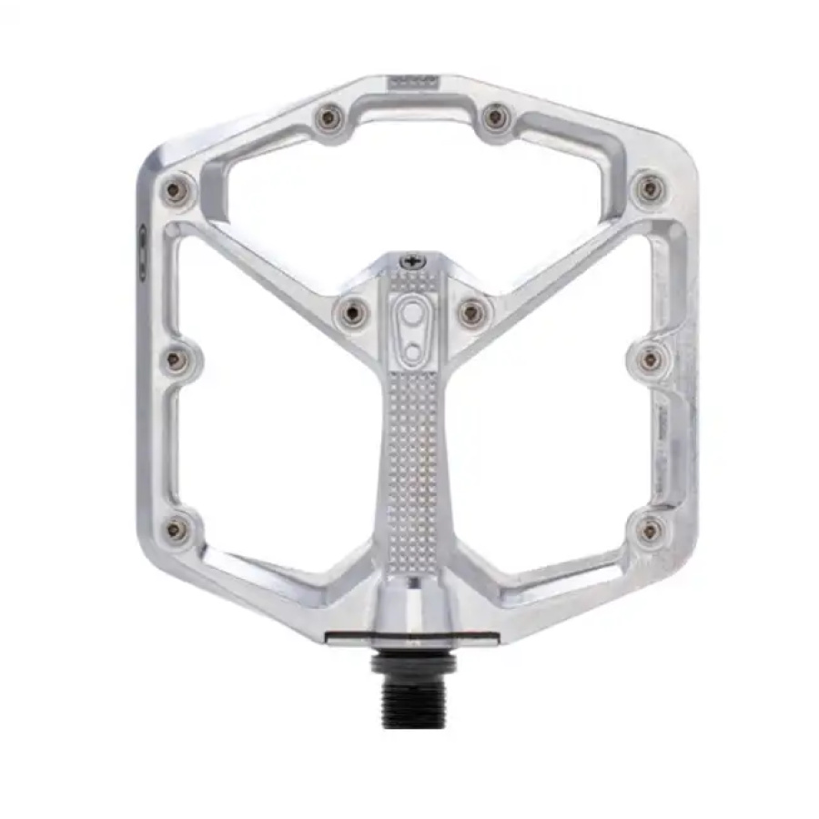 PEDALA CRANKBROTHERS STAMP 7 LARGE hihg pollish silver