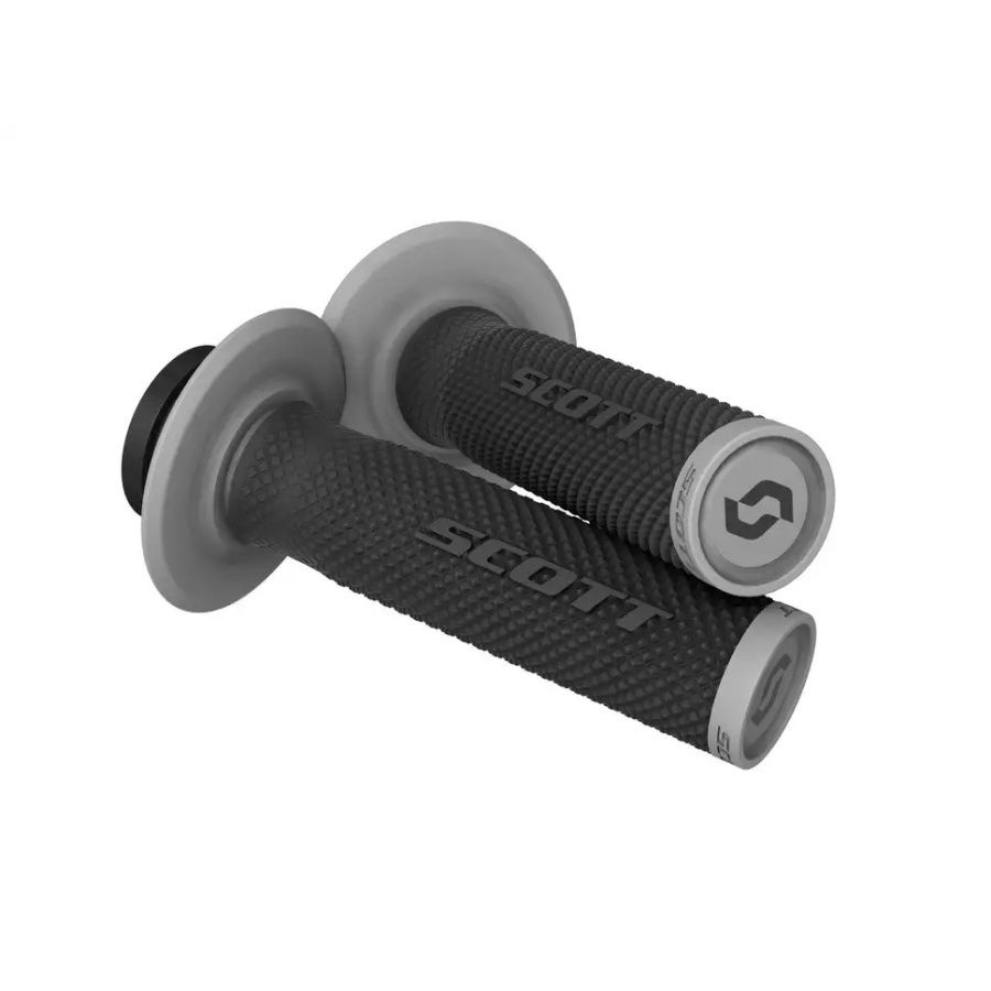 GRIPI SCOTT SX II Lock On+Cam ONE SIZE  črna/siva