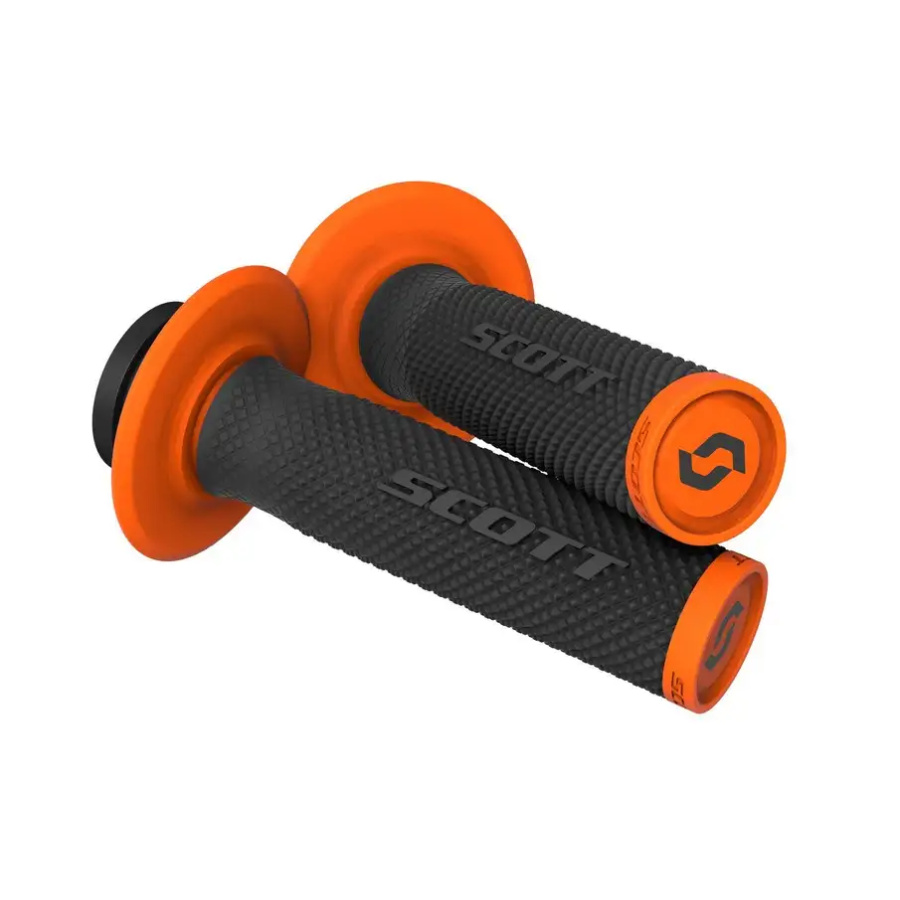 GRIPI SCOTT SX II Lock On+Cam ONE SIZE  črna/oranžna