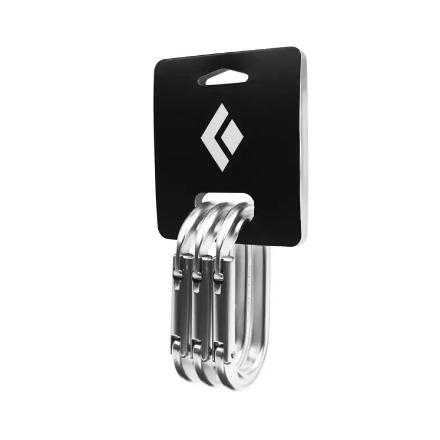 SET VPONK BLACK DIAMOND OVAL KEYLOCK 3-PACK polished