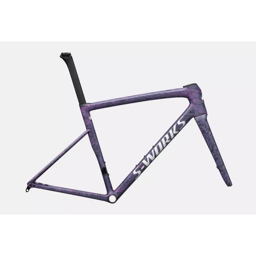 OKVIR SPECIALIZED TARMAC SL8 S-WORKS 2025 satin carbon/rebel pink+deep lake metallic blur