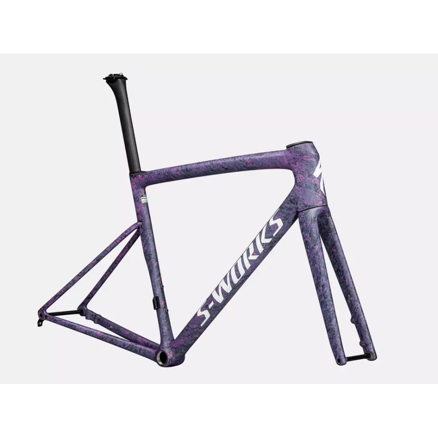 OKVIR SPECIALIZED TARMAC SL8 S-WORKS 2025 satin carbon/rebel pink+deep lake metallic blur