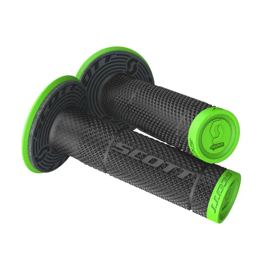 ROČAJI ZA KRMILO SCOTT SX II + DONUT GRIP neon green/black