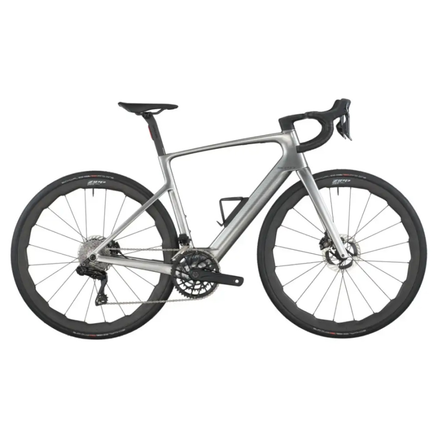 ELEKTRIČNO CESTNO KOLO SCOTT FASTLANE PREMIUM 2026 chrome silver