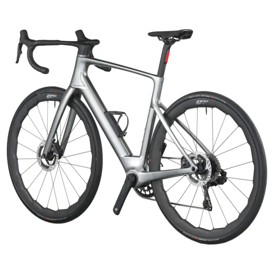ELEKTRIČNO CESTNO KOLO SCOTT FASTLANE PREMIUM 2026 chrome silver