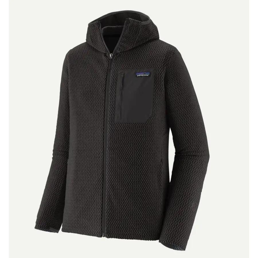 JOPA PATAGONIA R1 AIR FULL-ZIP HOODY Black