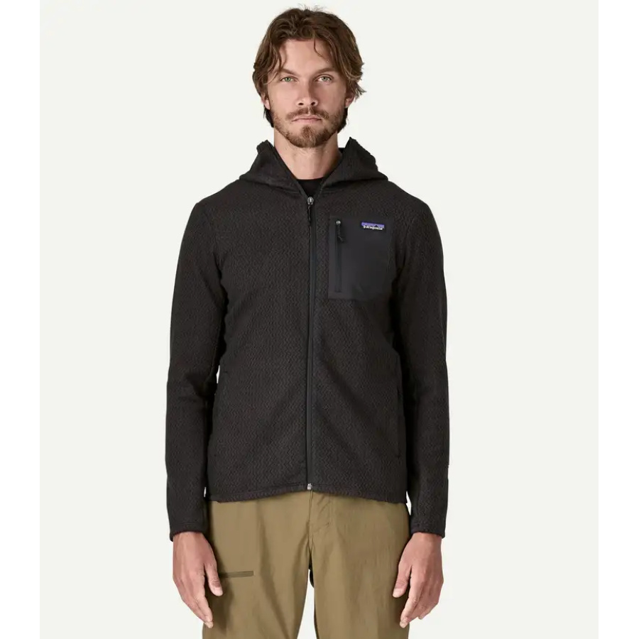 JOPA PATAGONIA R1 AIR FULL-ZIP HOODY Black