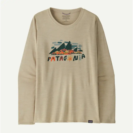 ŽENSKA MAJICA PATAGONIA CAP COOL DAILY GRAPHIC Fitz Roy Foliage: Pumice X-Dye
