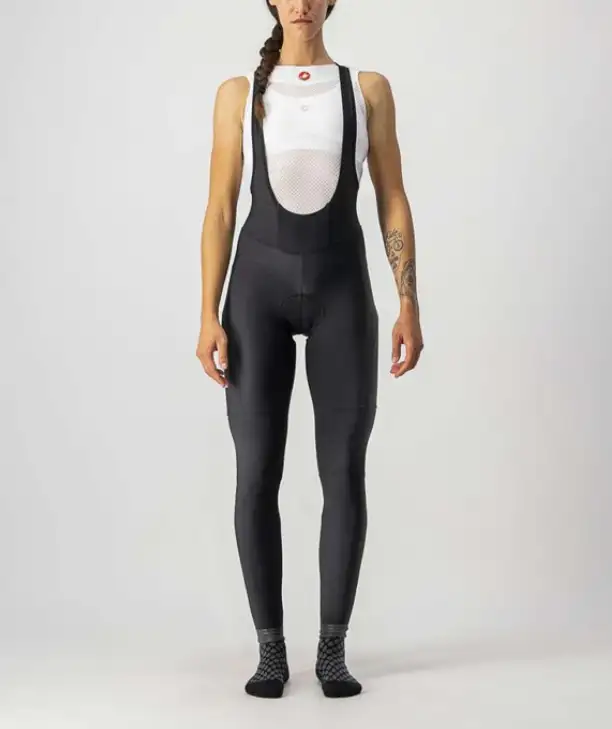 ŽENSKE HLAČE CASTELLI VELOCISSIMA BIBTIGHT black